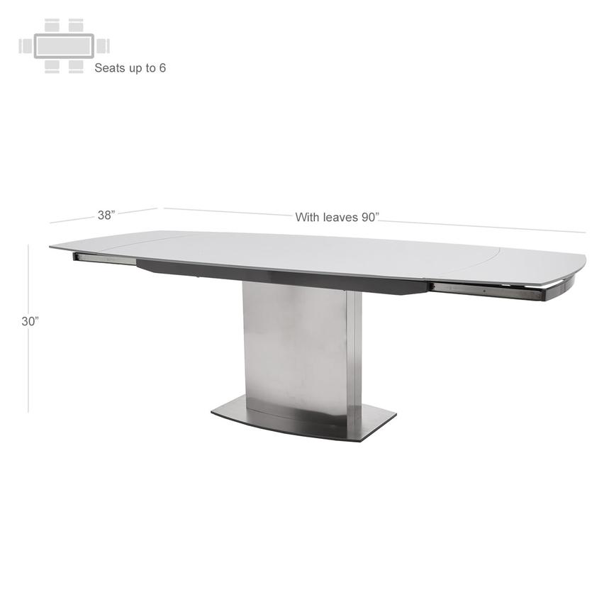 Mavis Extendable Dining Table  alternate image, 3 of 6 images.