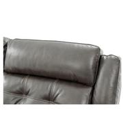 Stallion Gray Home Theater Leather Seating with 5PCS/2PWR  alternate image, 7 of 10 images.