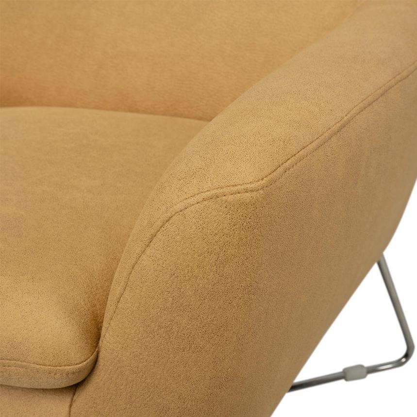 Grigio Yellow Accent Chair  alternate image, 9 of 11 images.