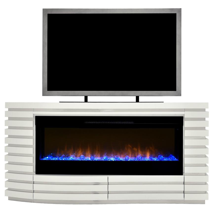 Elliot Faux Fireplace W Remote Control El Dorado Furniture