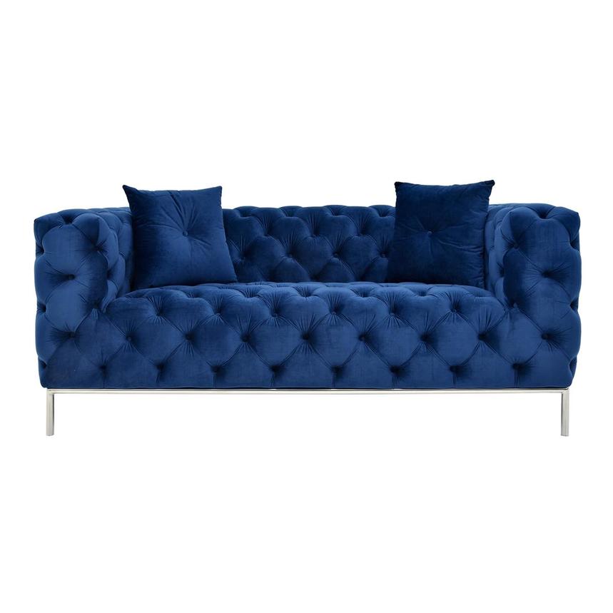 Crandon Blue Loveseat  alternate image, 4 of 7 images.