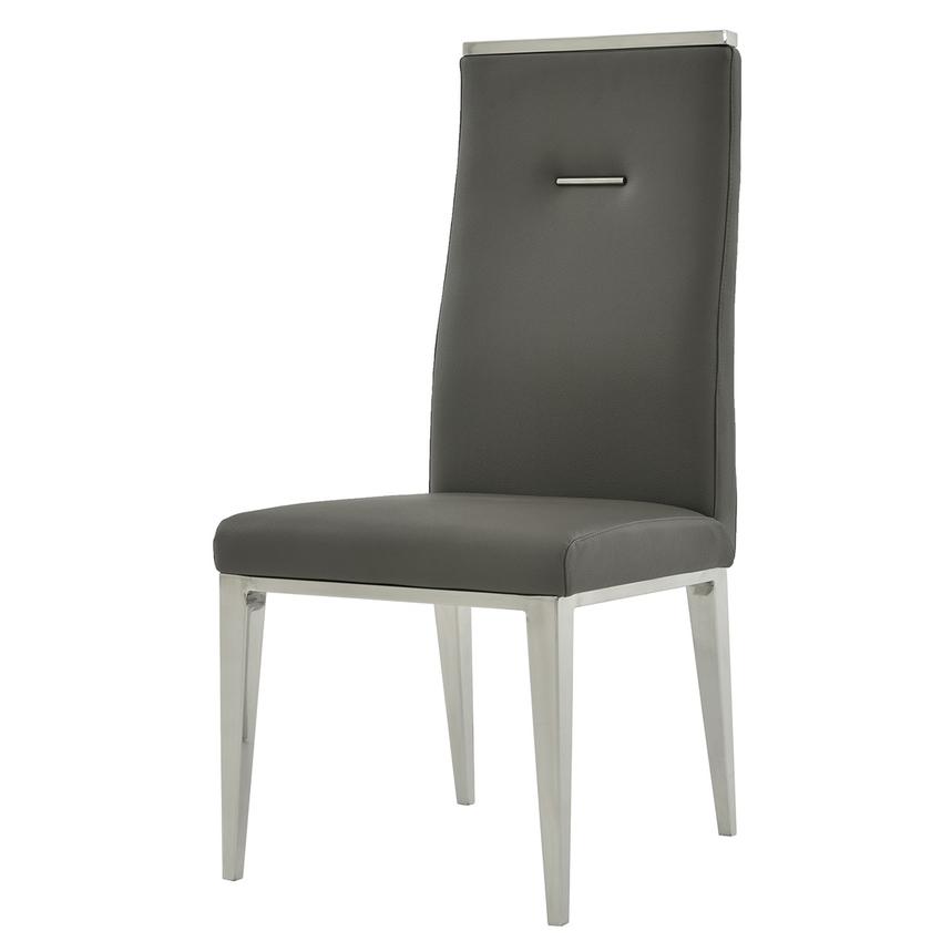 Hyde Dark Gray Side Chair  alternate image, 3 of 9 images.