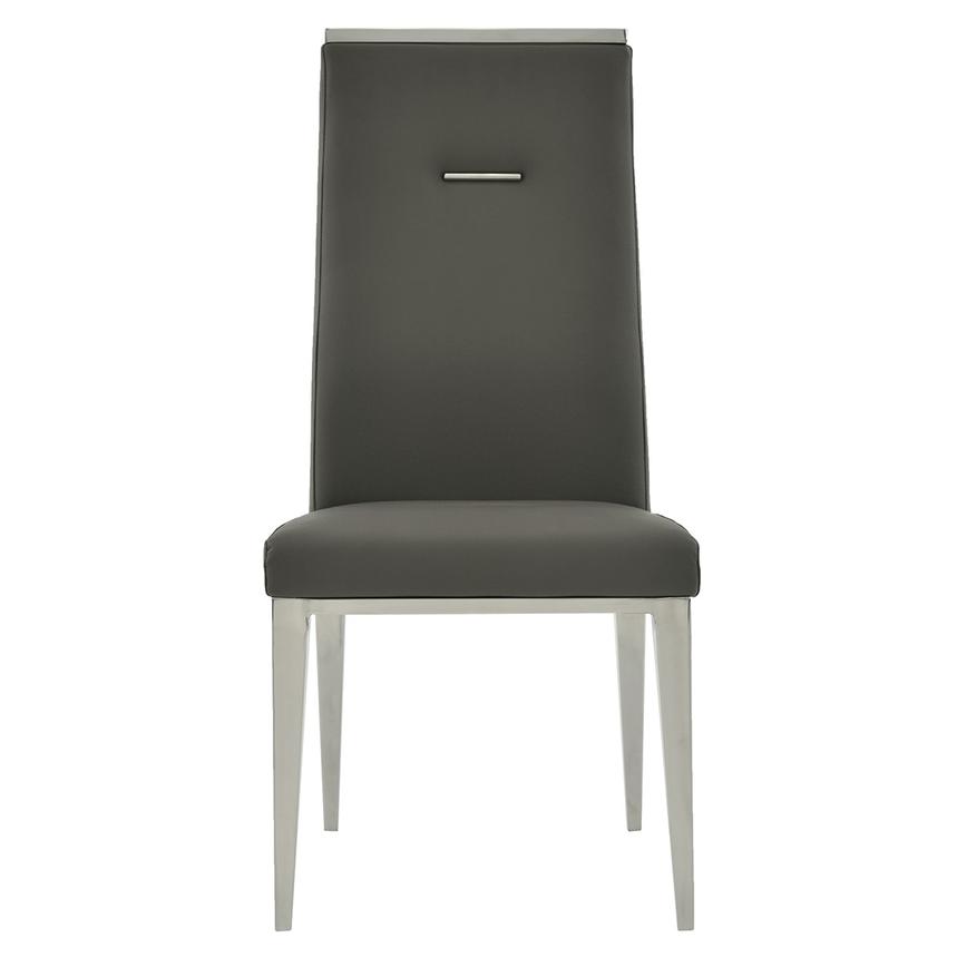 Hyde Dark Gray Side Chair  alternate image, 3 of 9 images.