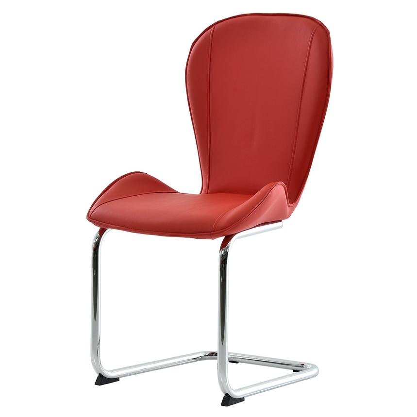 Latika Red Side Chair  alternate image, 2 of 6 images.