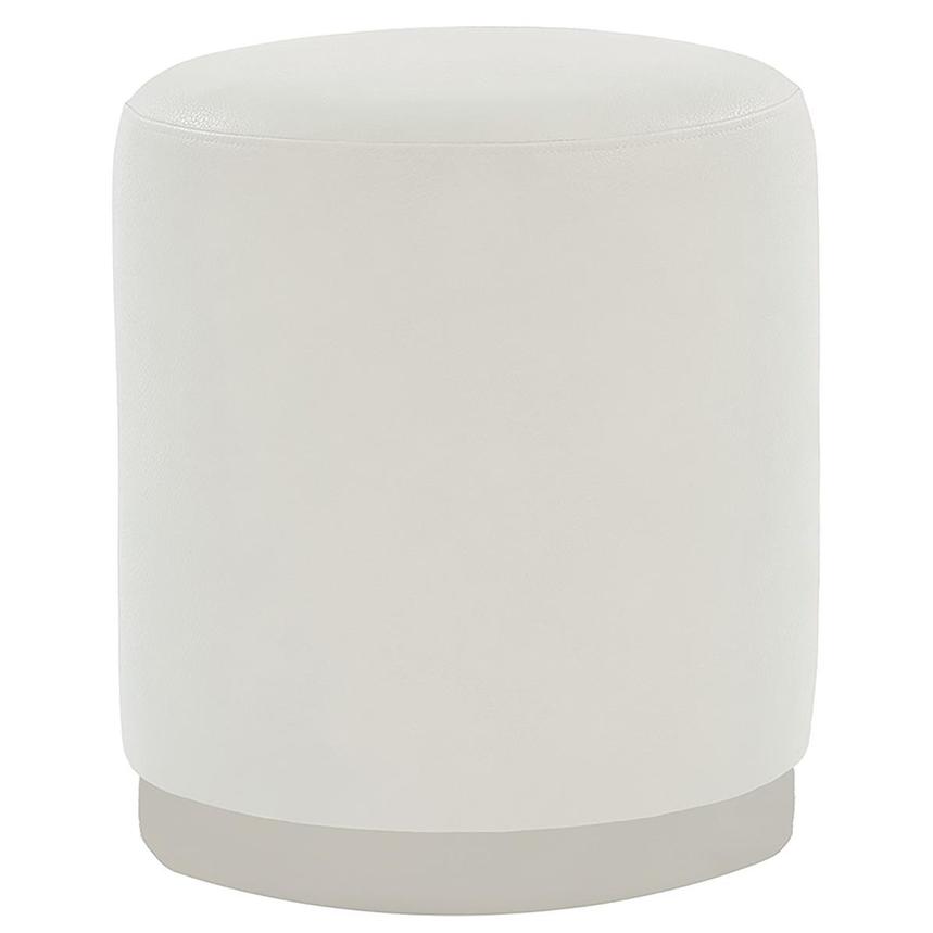 Lena White Ottoman