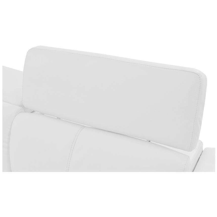 Charlie White Leather Power Reclining Sectional with 5PCS/3PWR  alternate image, 6 of 11 images.