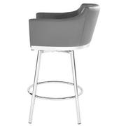 Dusty Gray Swivel Counter Stool  alternate image, 2 of 6 images.