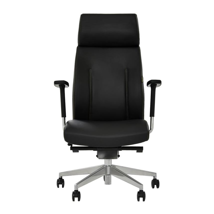 Regulo Black High Back Desk Chair  alternate image, 2 of 8 images.