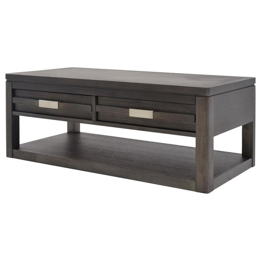 Contour Gray Coffee Table w/Casters El Dorado Furniture