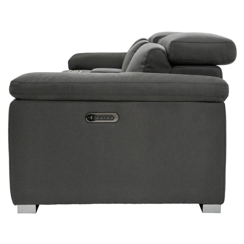 Karly Dark Gray Home Theater Seating with 5PCS/2PWR  alternate image, 5 of 11 images.