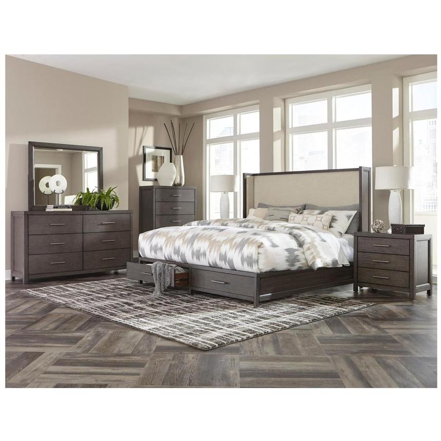 Edina King Storage Bed El Dorado Furniture Edina King Storage Bed Alternate Image 2 Of 9 Images