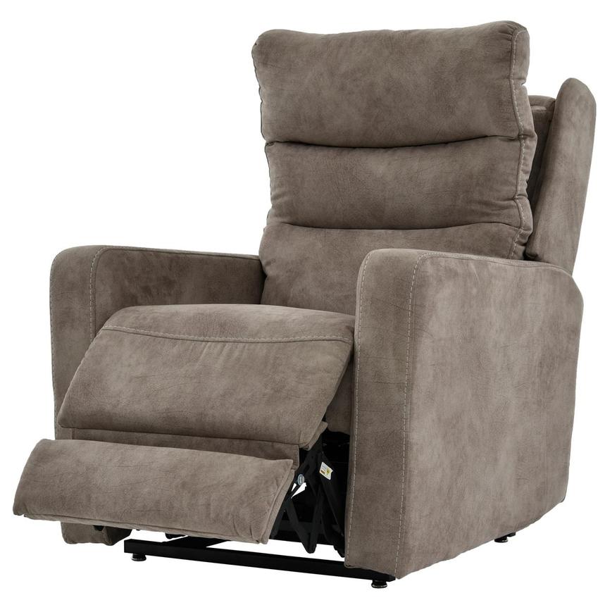 Jimmy Light Brown Power Lift Recliner  alternate image, 3 of 9 images.