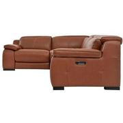 Gian Marco Tan Leather Power Reclining Sectional with 4PCS/2PWR  alternate image, 3 of 7 images.