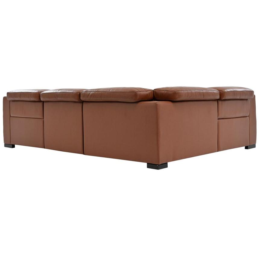 Gian Marco Tan Leather Power Reclining Sectional with 4PCS/2PWR  alternate image, 5 of 8 images.