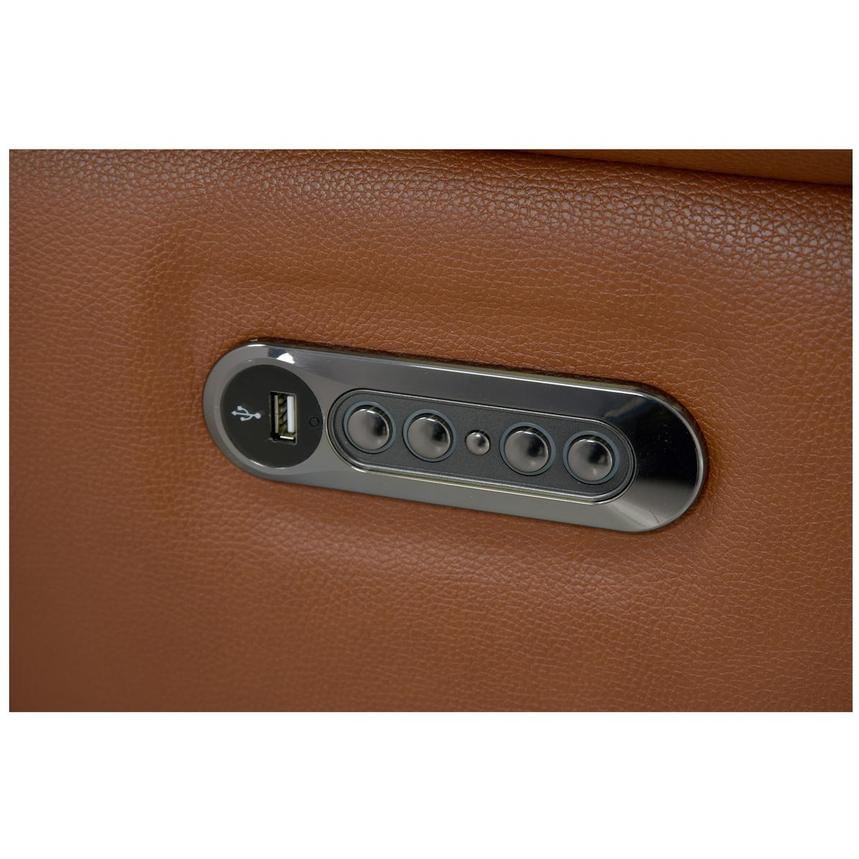 Gian Marco Tan Leather Power Reclining Sectional with 5PCS/3PWR  alternate image, 6 of 7 images.