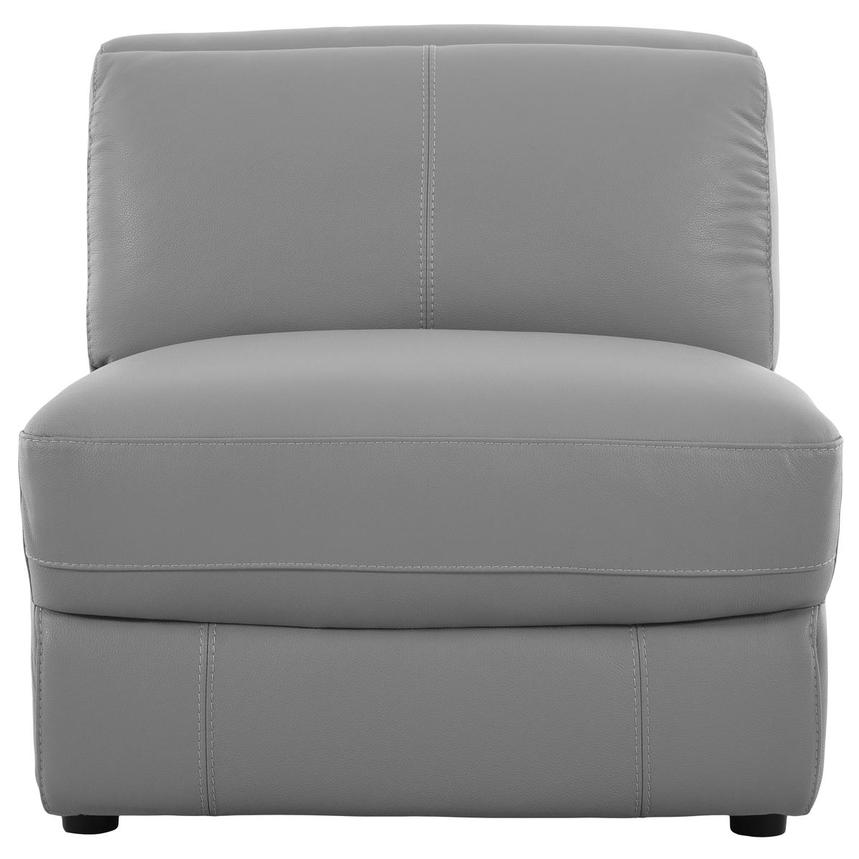 Charlie Light Gray Armless Chair  main image, 1 of 5 images.