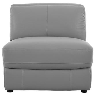 Charlie Light Gray Armless Chair