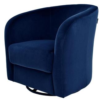 Delia Blue Accent Chair