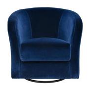 Delia Blue Accent Chair  alternate image, 3 of 7 images.