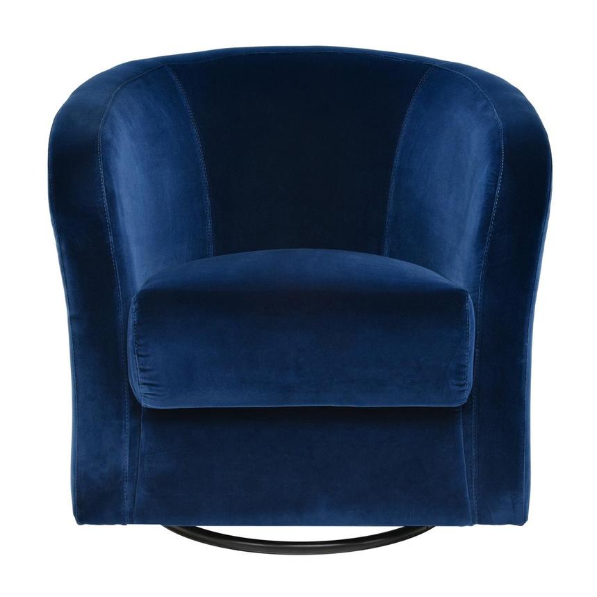 Delia Blue Accent Chair alternate image, 3 of 7 images.