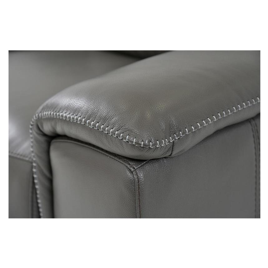 Davis 2.0 Dark Gray Home Theater Leather Seating with 5PCS/2PWR  alternate image, 7 of 10 images.