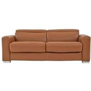 Bay Harbor Tan Leather Sleeper  main image, 1 of 8 images.