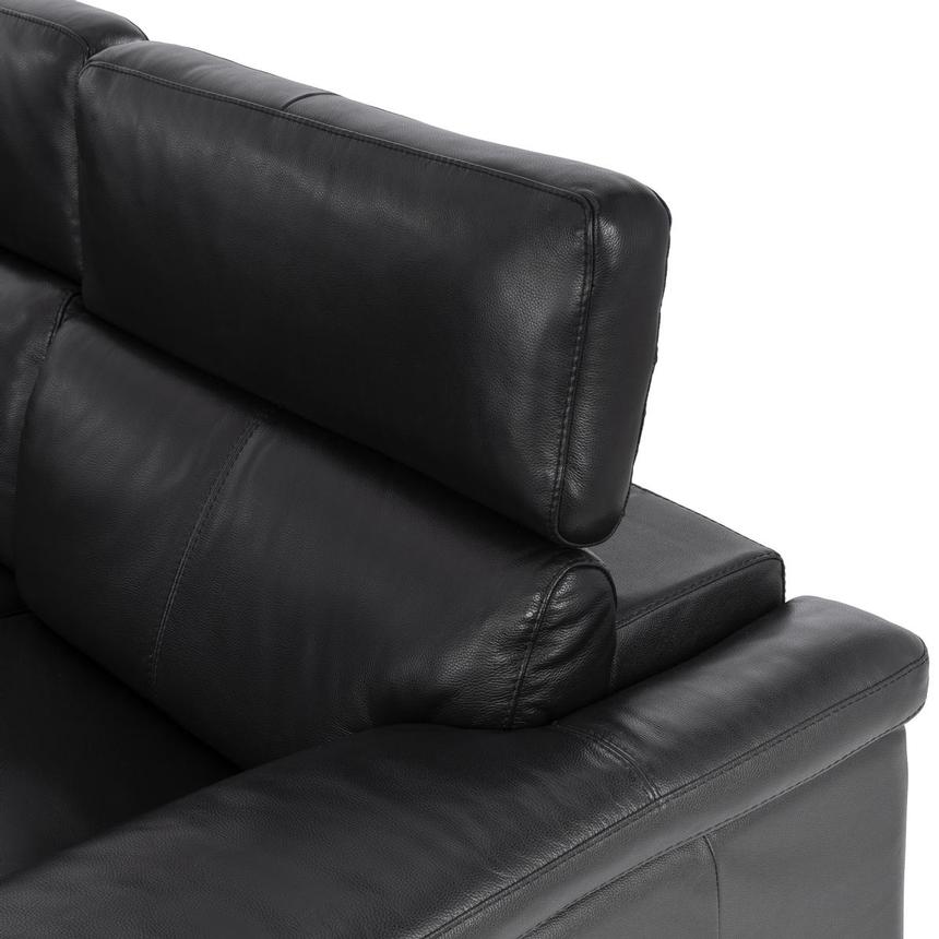 Charlie Black Leather Power Reclining Sectional with 5PCS/3PWR  alternate image, 8 of 12 images.