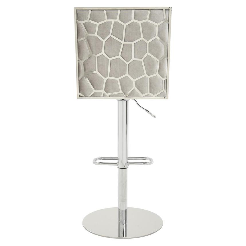 Allison Silver Gray Adjustable Stool  alternate image, 5 of 9 images.