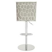 Allison Silver Gray Adjustable Stool  alternate image, 5 of 9 images.