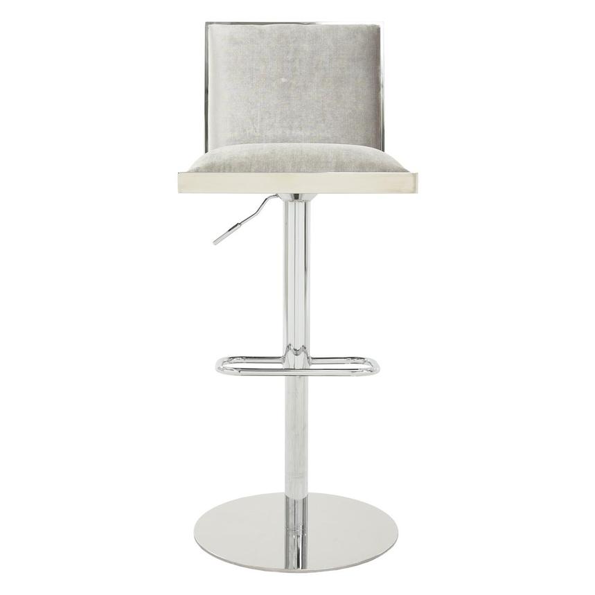 Allison Silver Gray Adjustable Stool