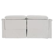 Austin Light Gray Leather Power Reclining Loveseat  alternate image, 4 of 8 images.