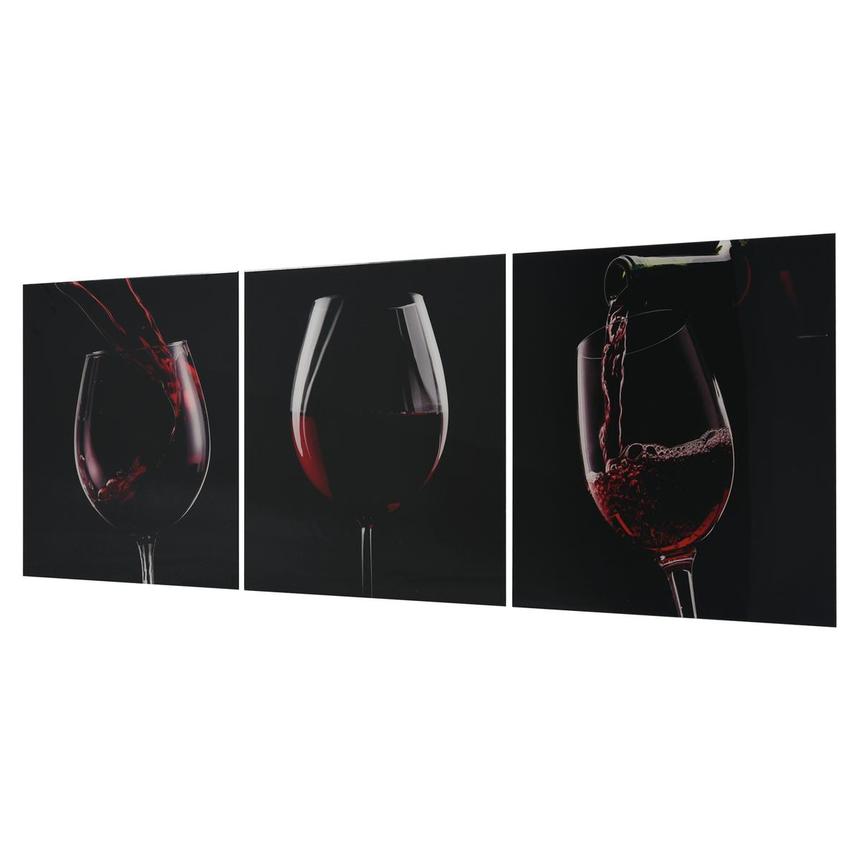 Vino Rosso Set of 3 Acrylic Wall Art  alternate image, 2 of 4 images.