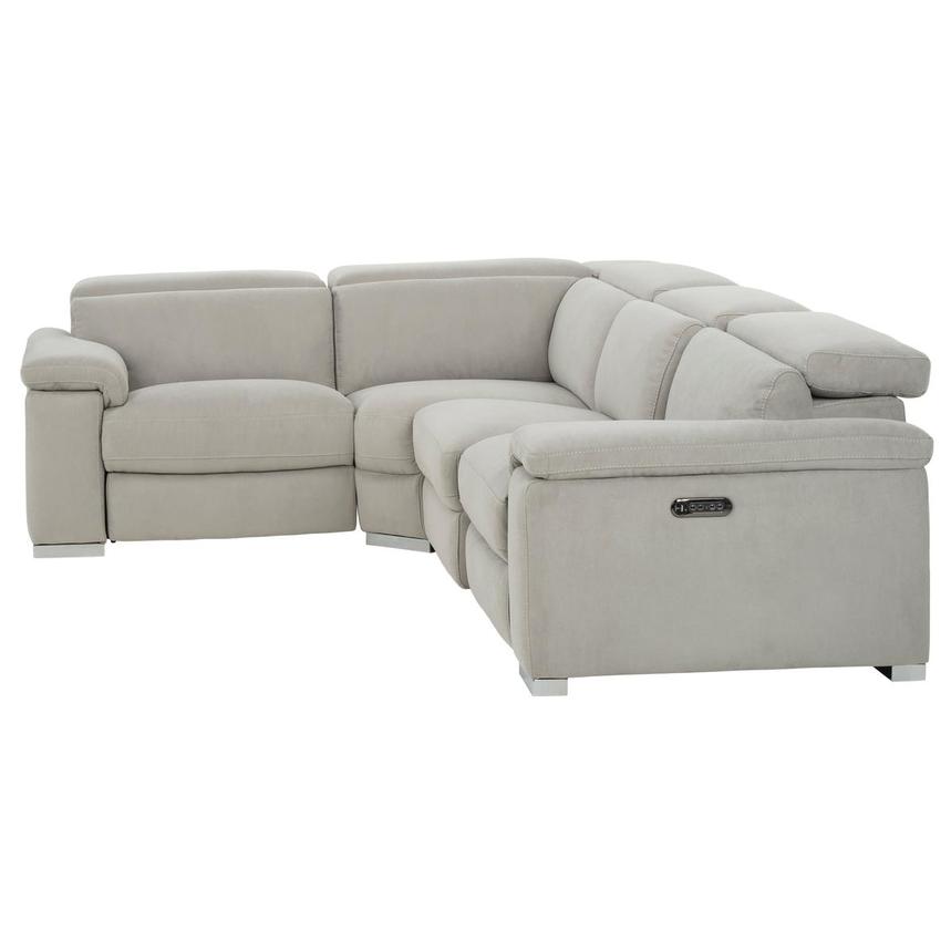 Karly Light Gray Power Reclining Sectional With 4PCS/2PWR | El Dorado ...