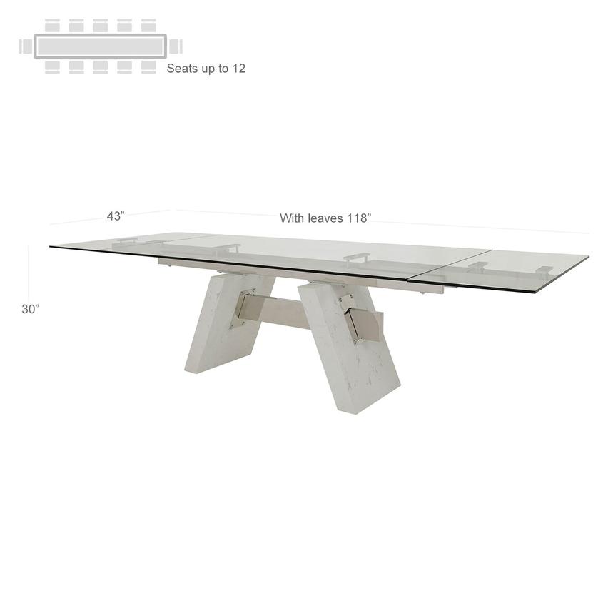 Vandelli Extendable Dining Table  alternate image, 2 of 6 images.