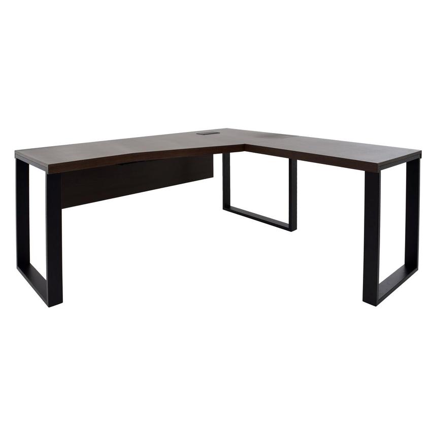 Savi Brown Right L-Shaped Desk | El Dorado Furniture