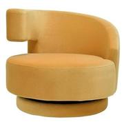 Okru Yellow Accent Chair w/2 Pillows  alternate image, 2 of 11 images.