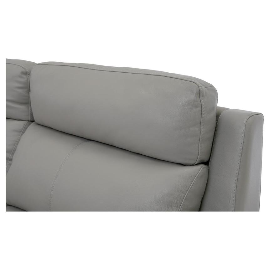 Barry Gray Leather Power Reclining Sectional with 4PCS/2PWR  alternate image, 7 of 12 images.