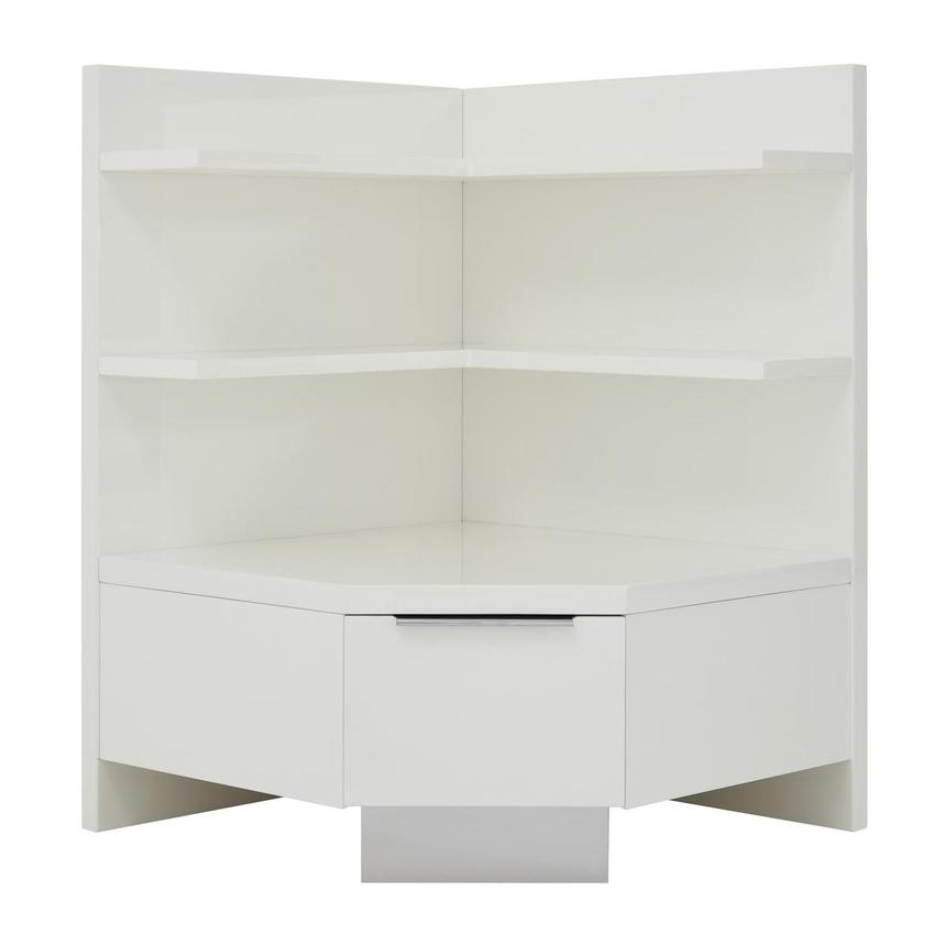 Ally White Corner Nightstand El Dorado Furniture