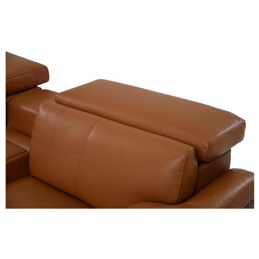 Charlie Tan Home Theater Leather Seating with 5PCS/3PWR  alternate image, 7 of 12 images.