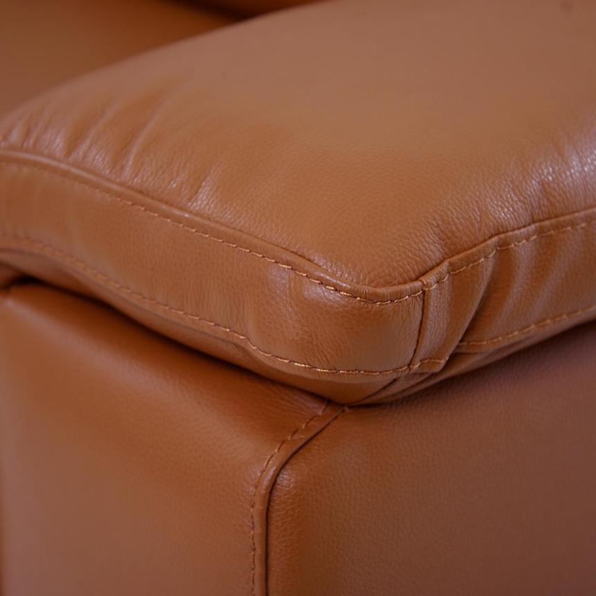 Charlie Tan Leather Power Reclining Sectional with 5PCS/3PWR  alternate image, 7 of 10 images.