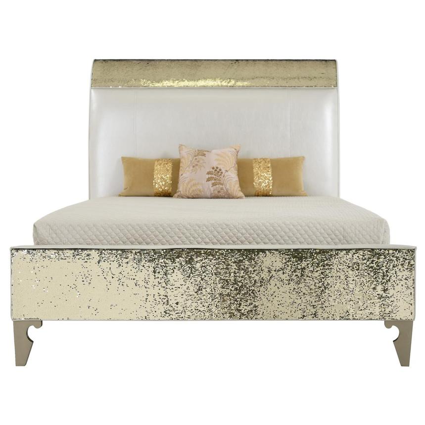 Glitz Glam Full Panel Bed