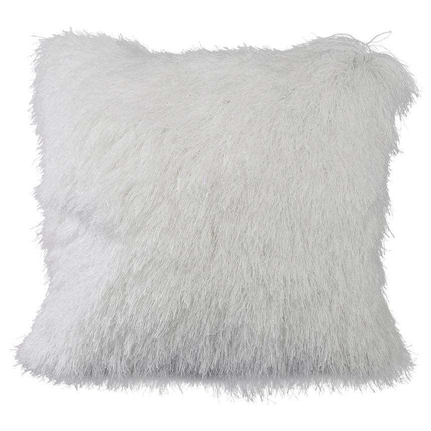 Milan White Accent Pillow  main image, 1 of 3 images.