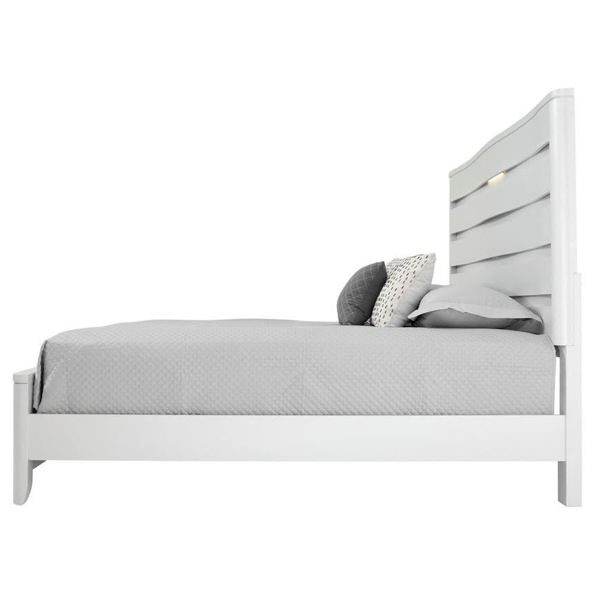 Contour White King Panel Bed alternate image, 3 of 6 images.