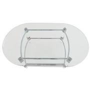 Caroline Silver Oval Coffee Table  alternate image, 4 of 6 images.