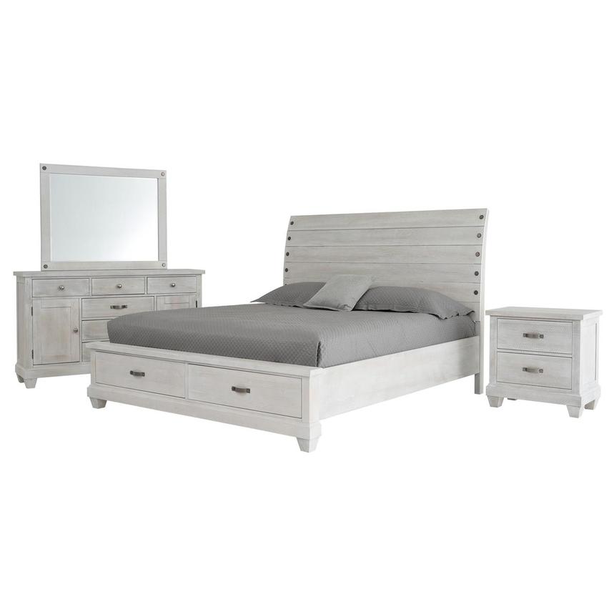 Hamilton White 4 Piece Queen Bedroom Set