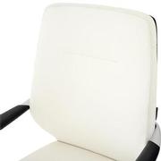 Yoshi White Low Back Desk Chair  alternate image, 6 of 8 images.