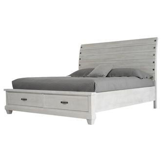 Hamilton White Queen Storage Bed