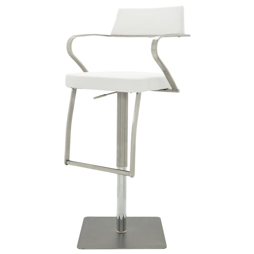 Amy White Adjustable Stool main image, 1 of 10 images.