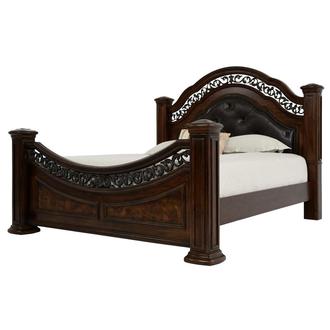 Opulence Upholstered King Panel Bed