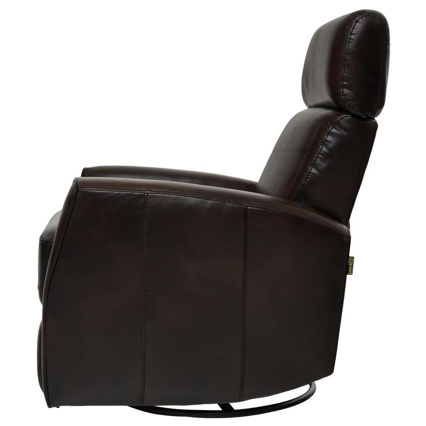Lucca Brown Leather Power Recliner  alternate image, 4 of 10 images.